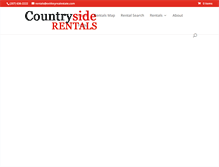 Tablet Screenshot of countryside-rentals.com